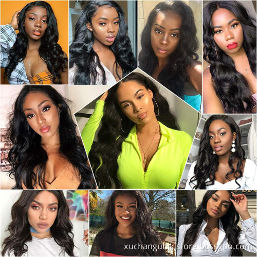 13X4 Transparent Lace Frontal Wig With Baby Hair For Black Women Vendors 100% Virgin Brazilian Hair Hd Lace Front Human Hair Wig
